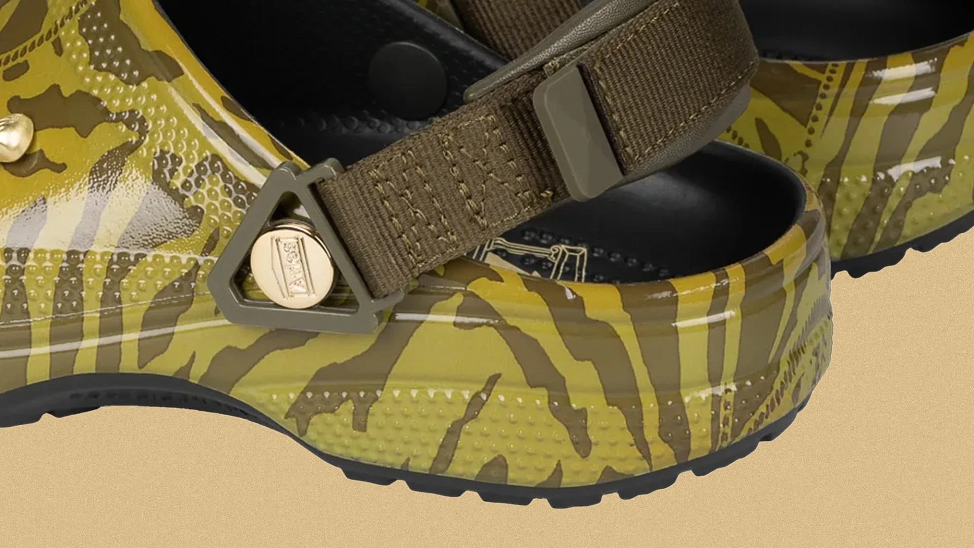 Aries Arise x Crocs Classic Clog closeup