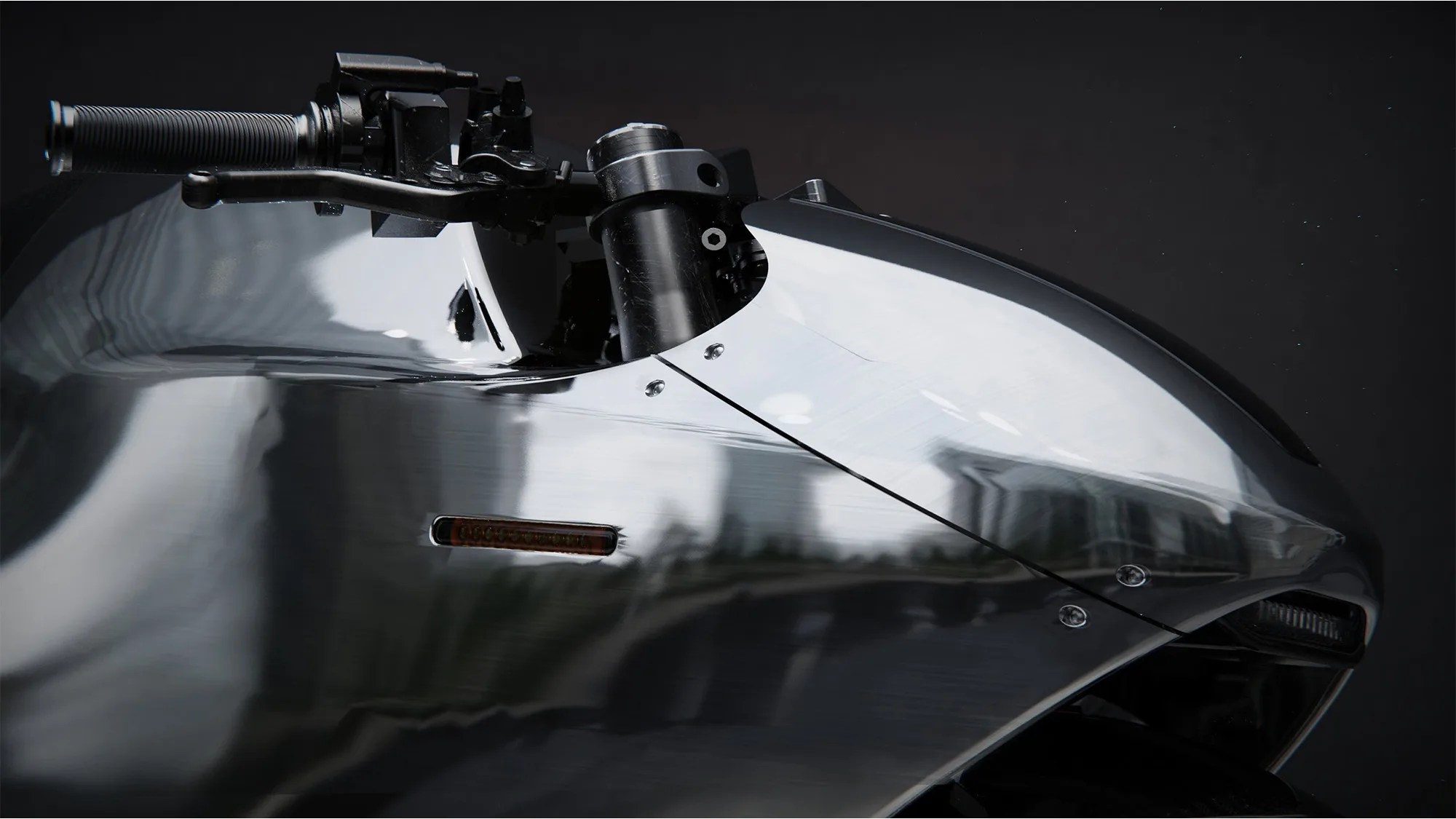 Bandit9 Ducati 821 Motorcycle handlebars closeup