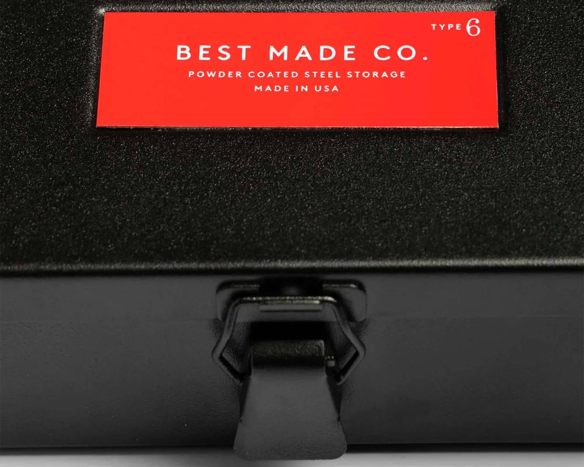 Best Made Powder Coated Steel Tool EDC Storage box closeup