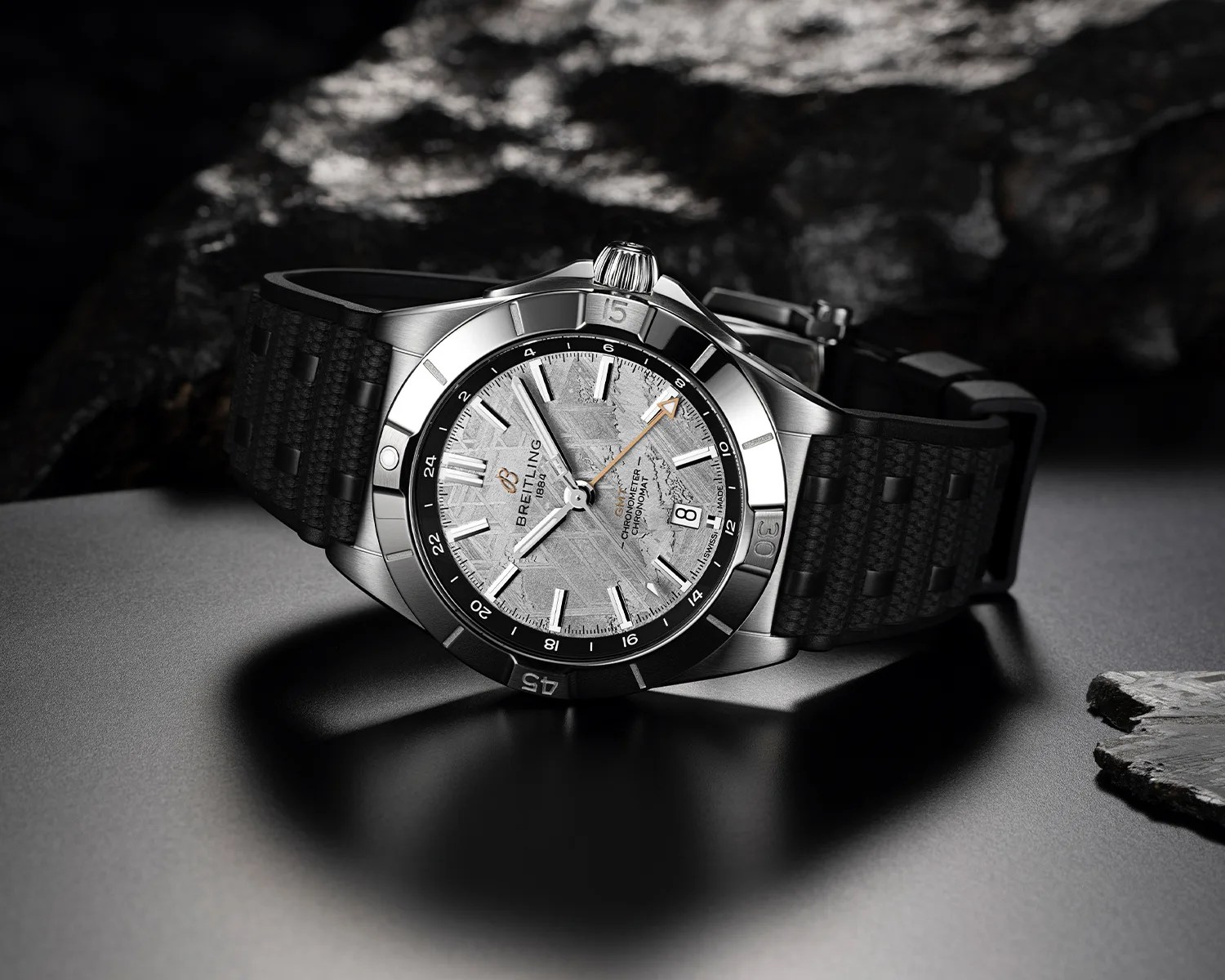 a Breitling watch