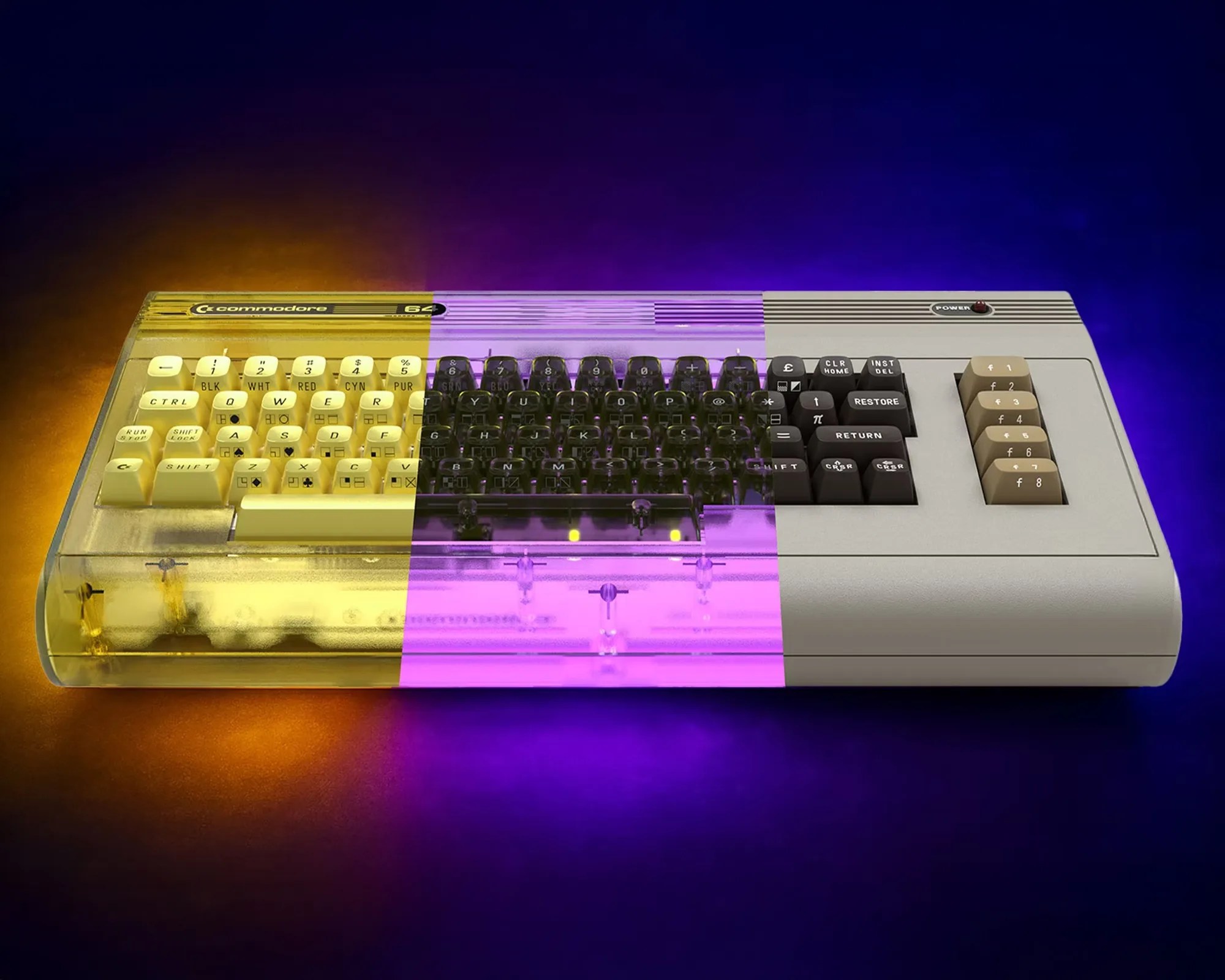 Commodore 64 Ultimate options split screen