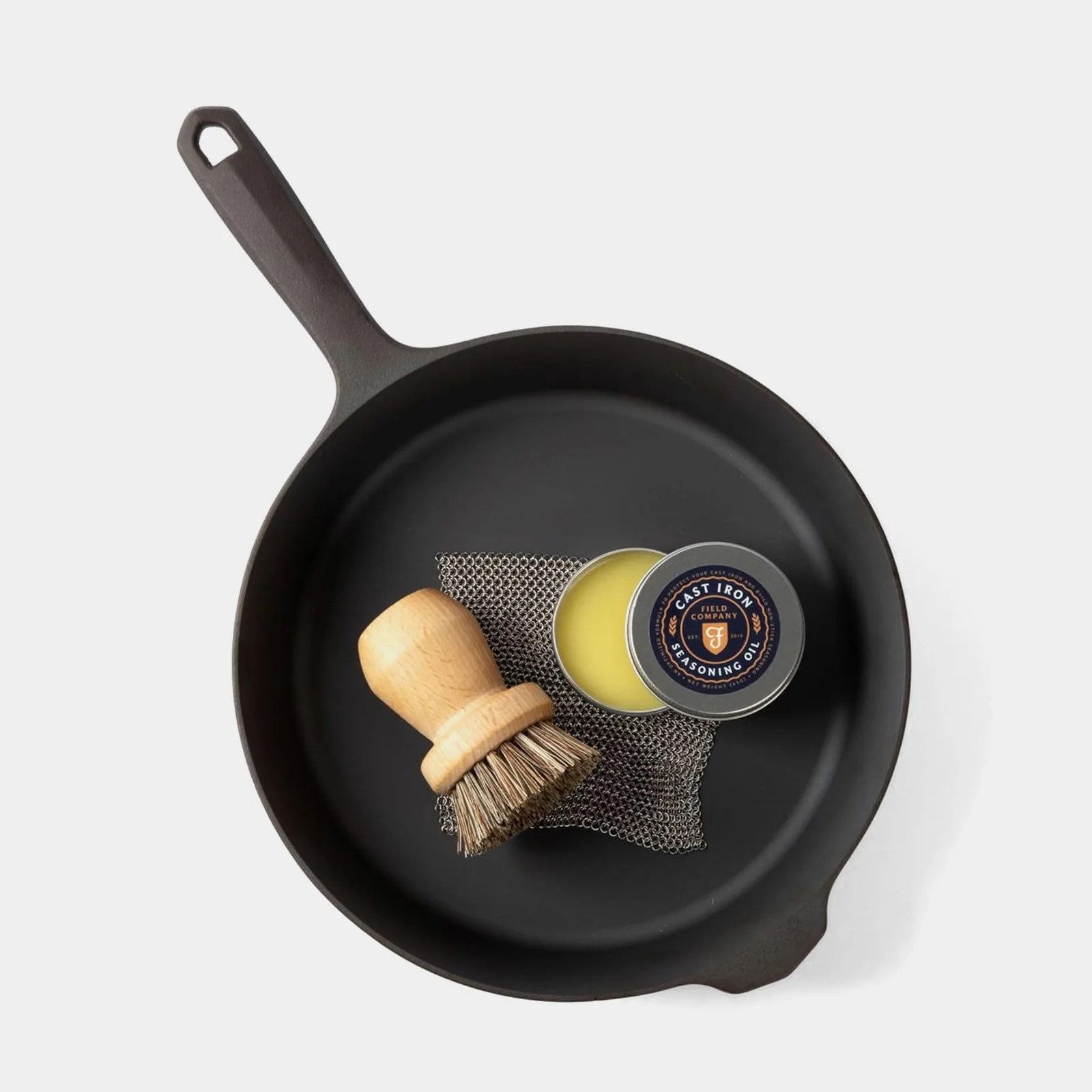 Field Company No 8 Skillet starter set shown from above
