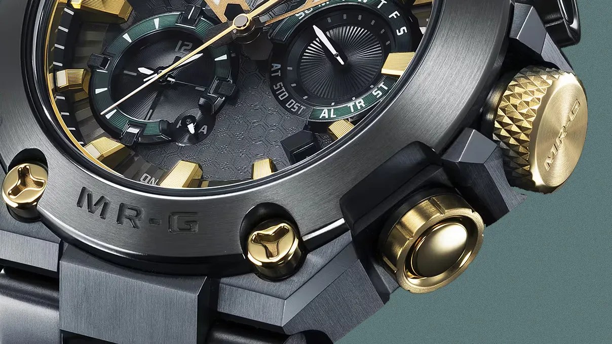 the case of a G-Shock watch