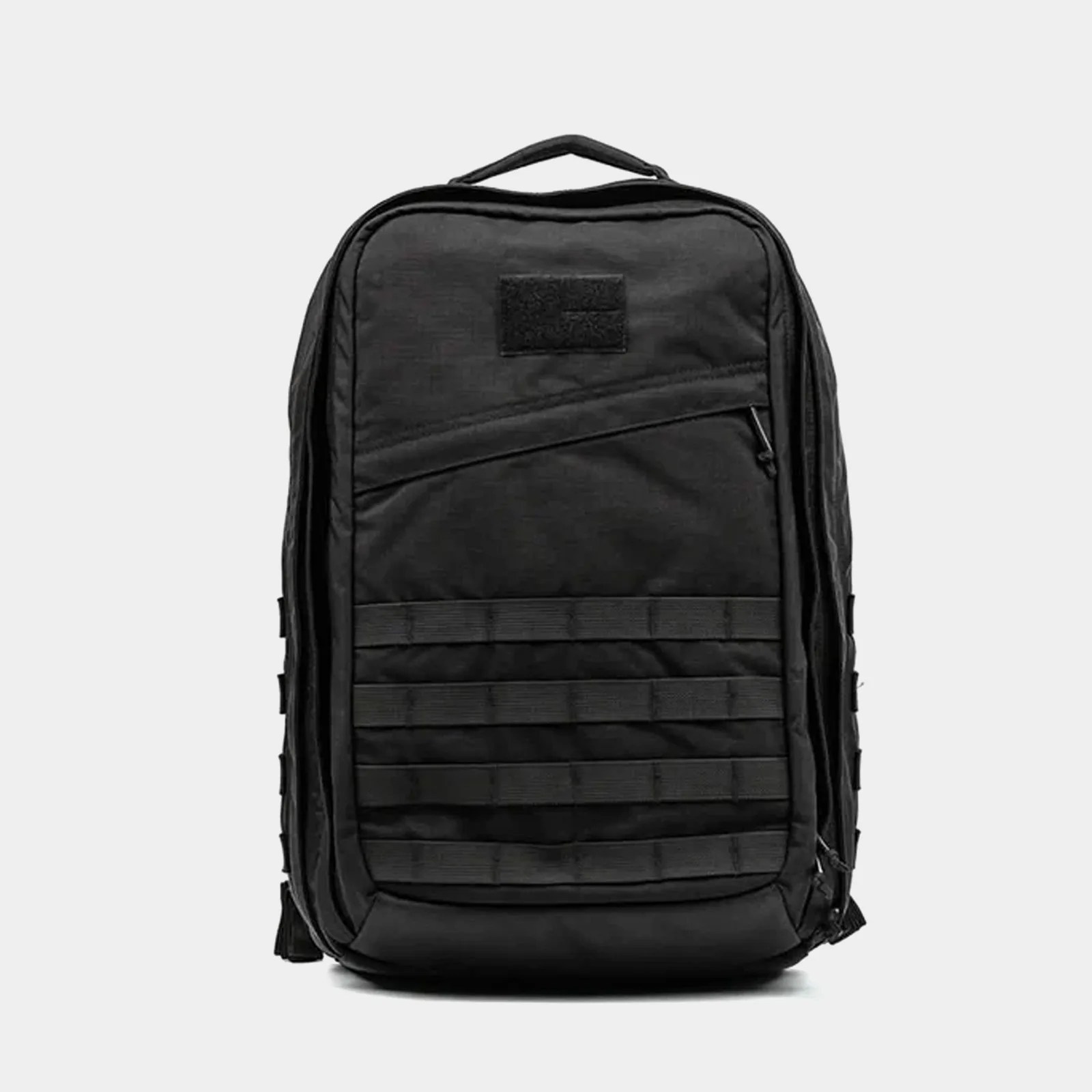 The GoRuck Gr2 backpack in black shown against a grey background