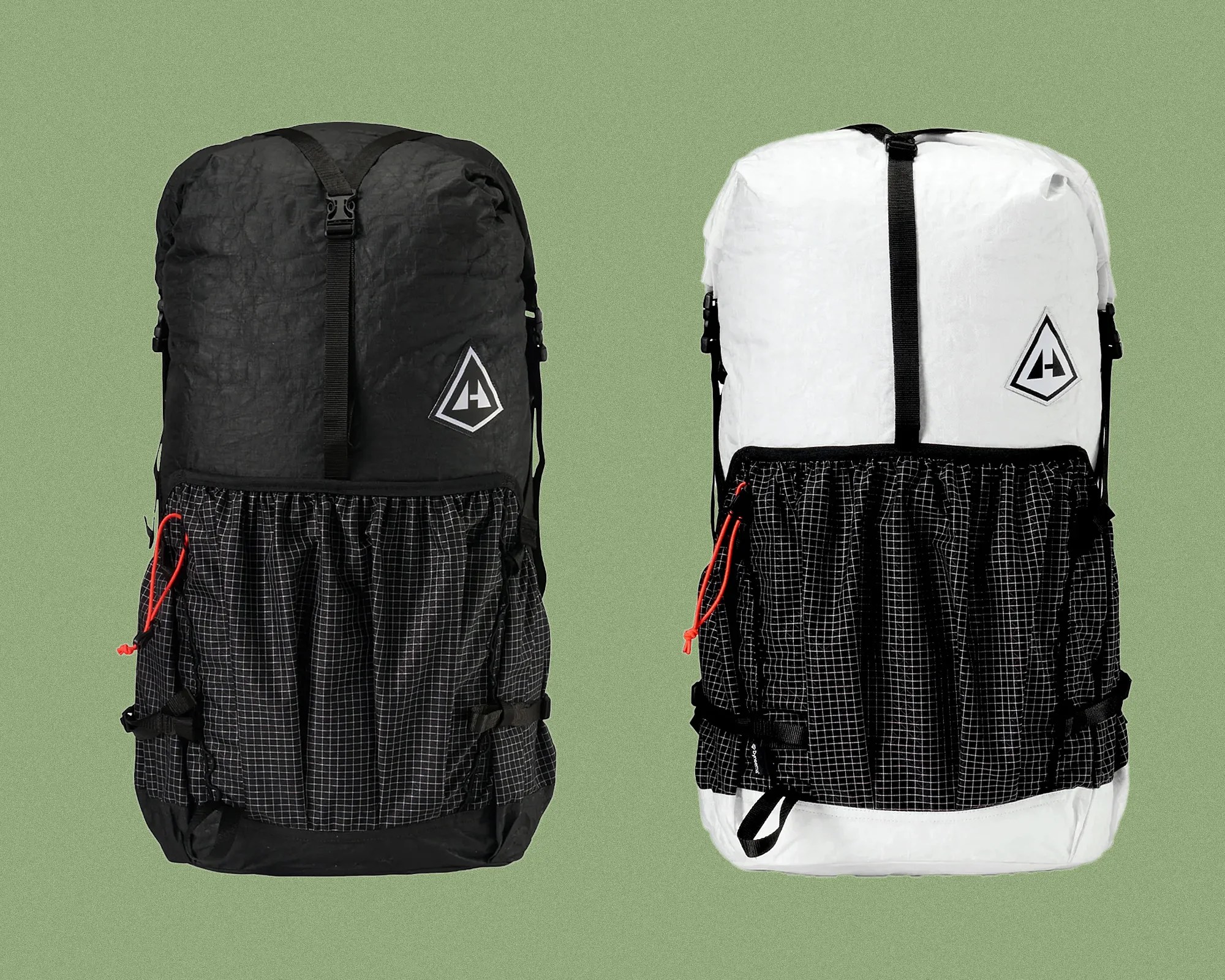 Hyperlite Mountain Gear Dyneema Packs side by side