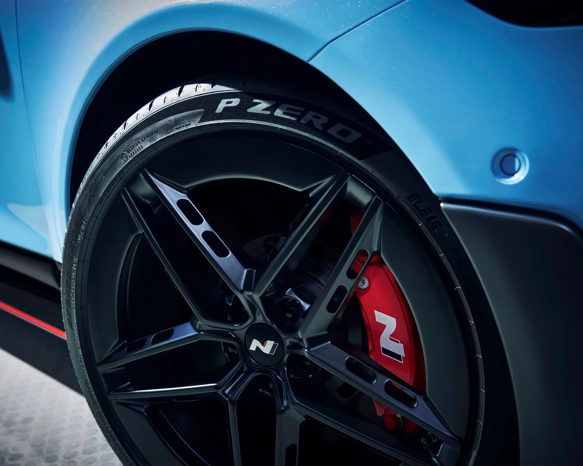 Hyundai Ioniq 6 N Sport Sedan wheel closeup