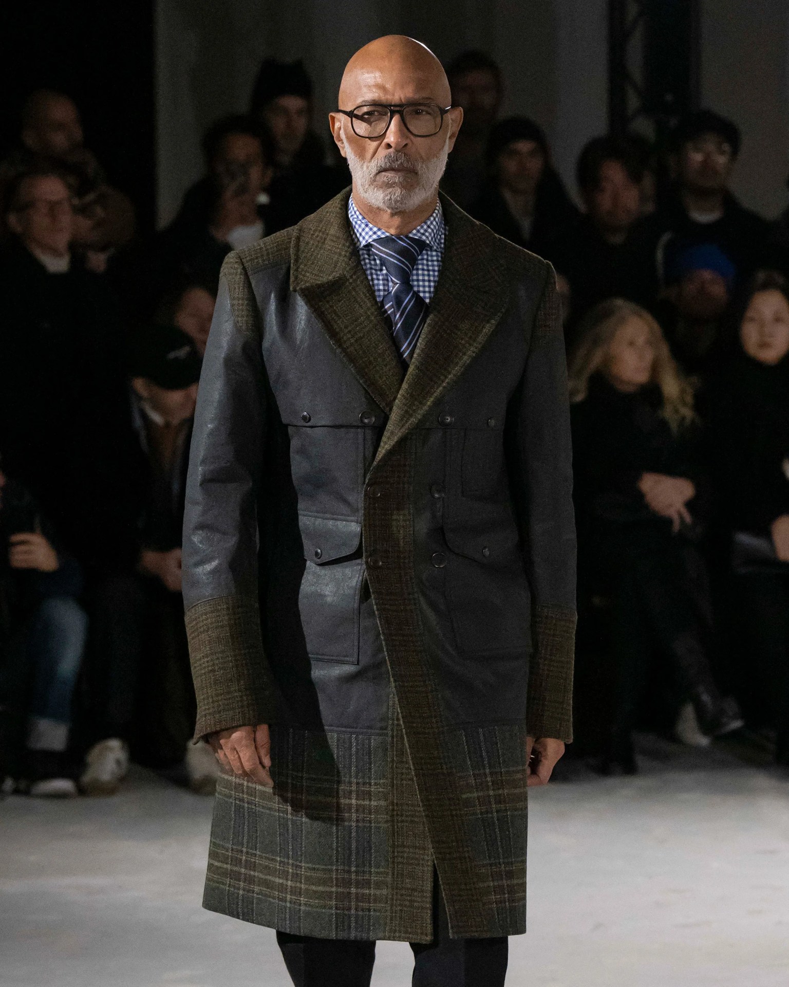 a man in a Junya Watanabe Man Filson jacket