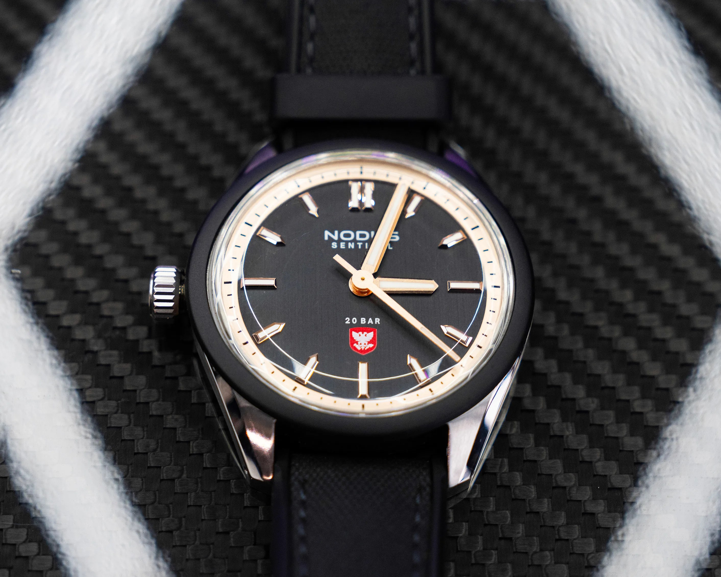 a black Nodus watch