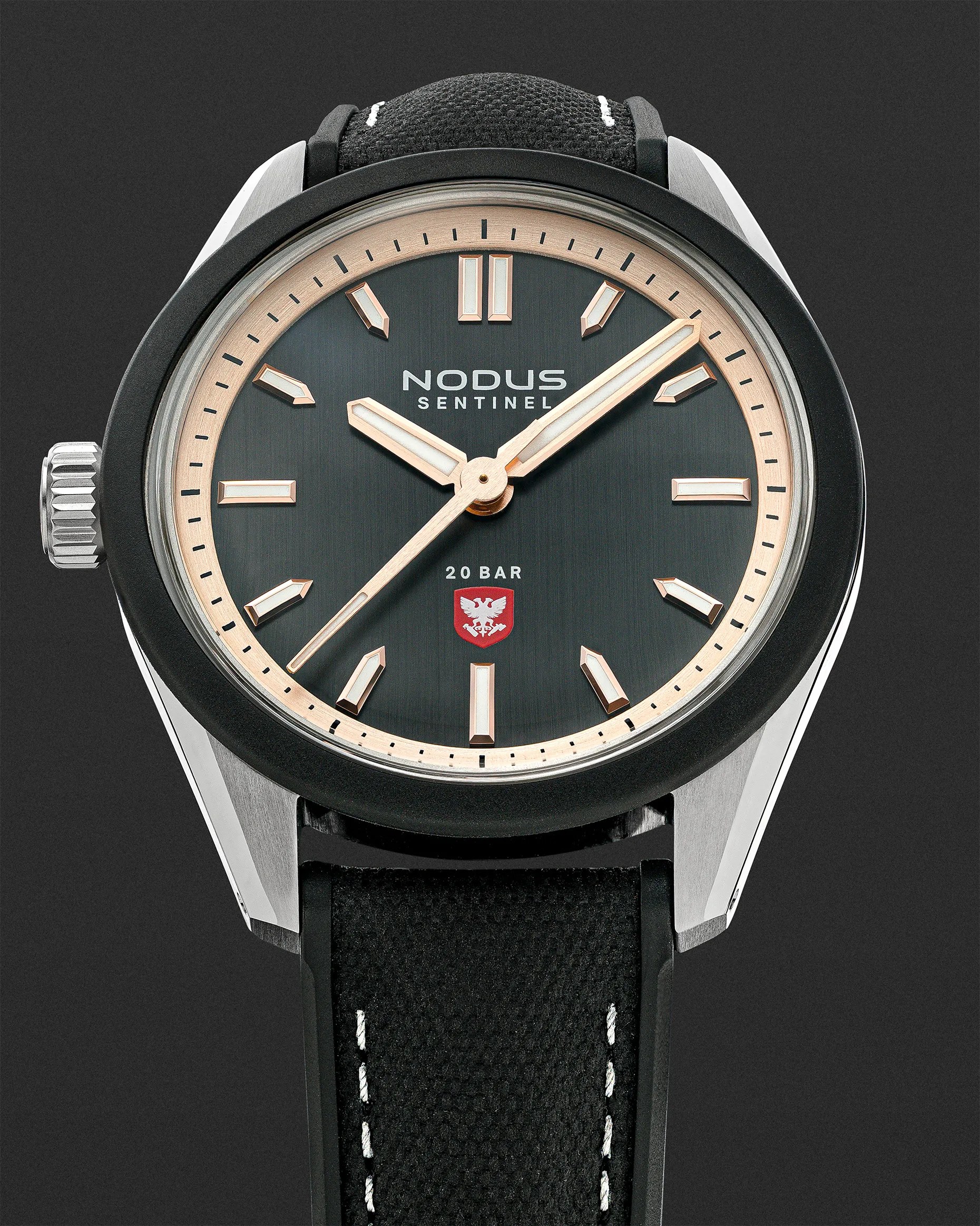 a black Nodus watch