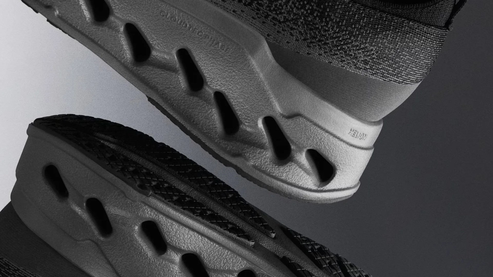 On Running Cloudsurfer Max heels closeup