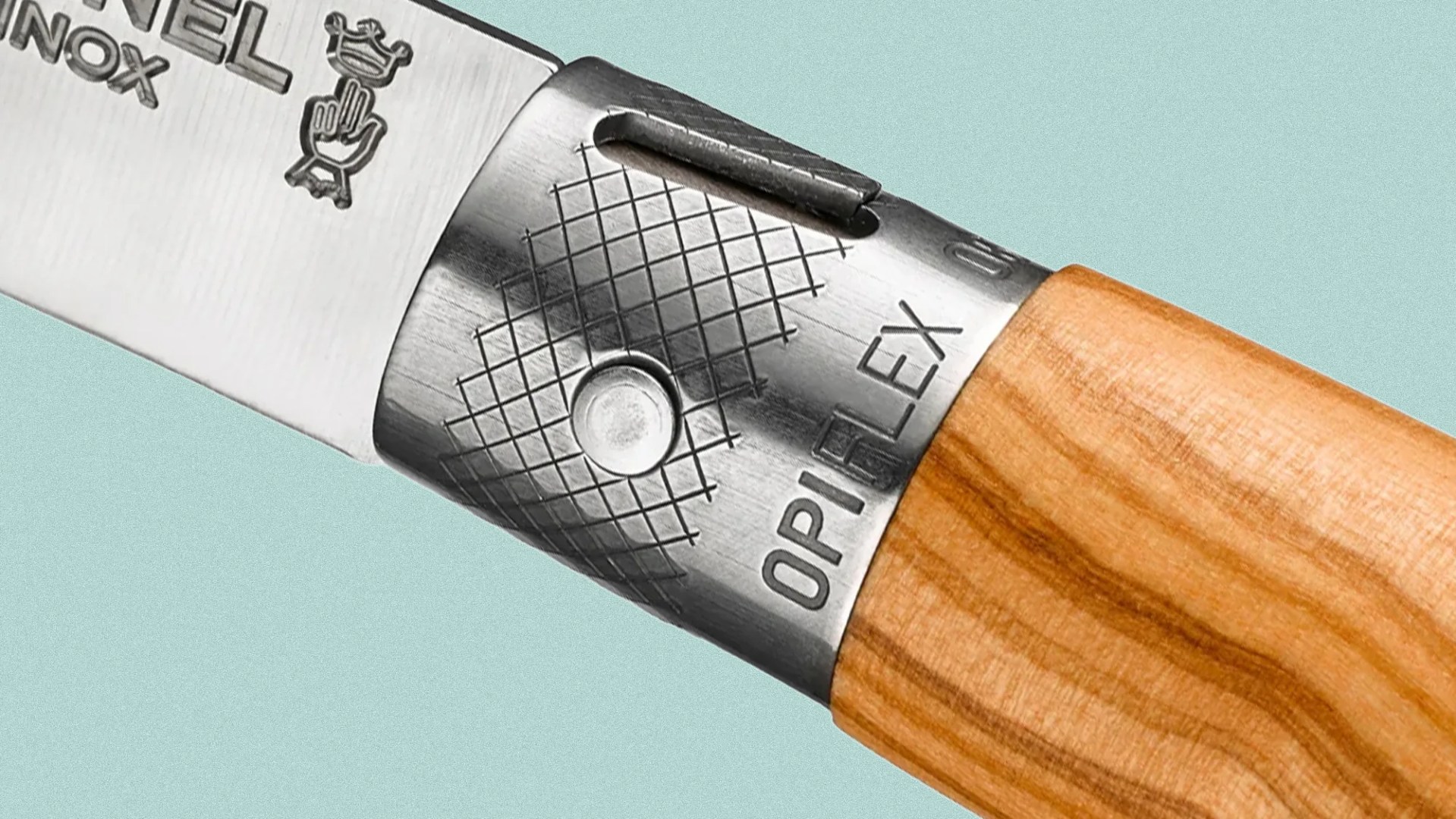 Opinel Opiflex mechanism closeup