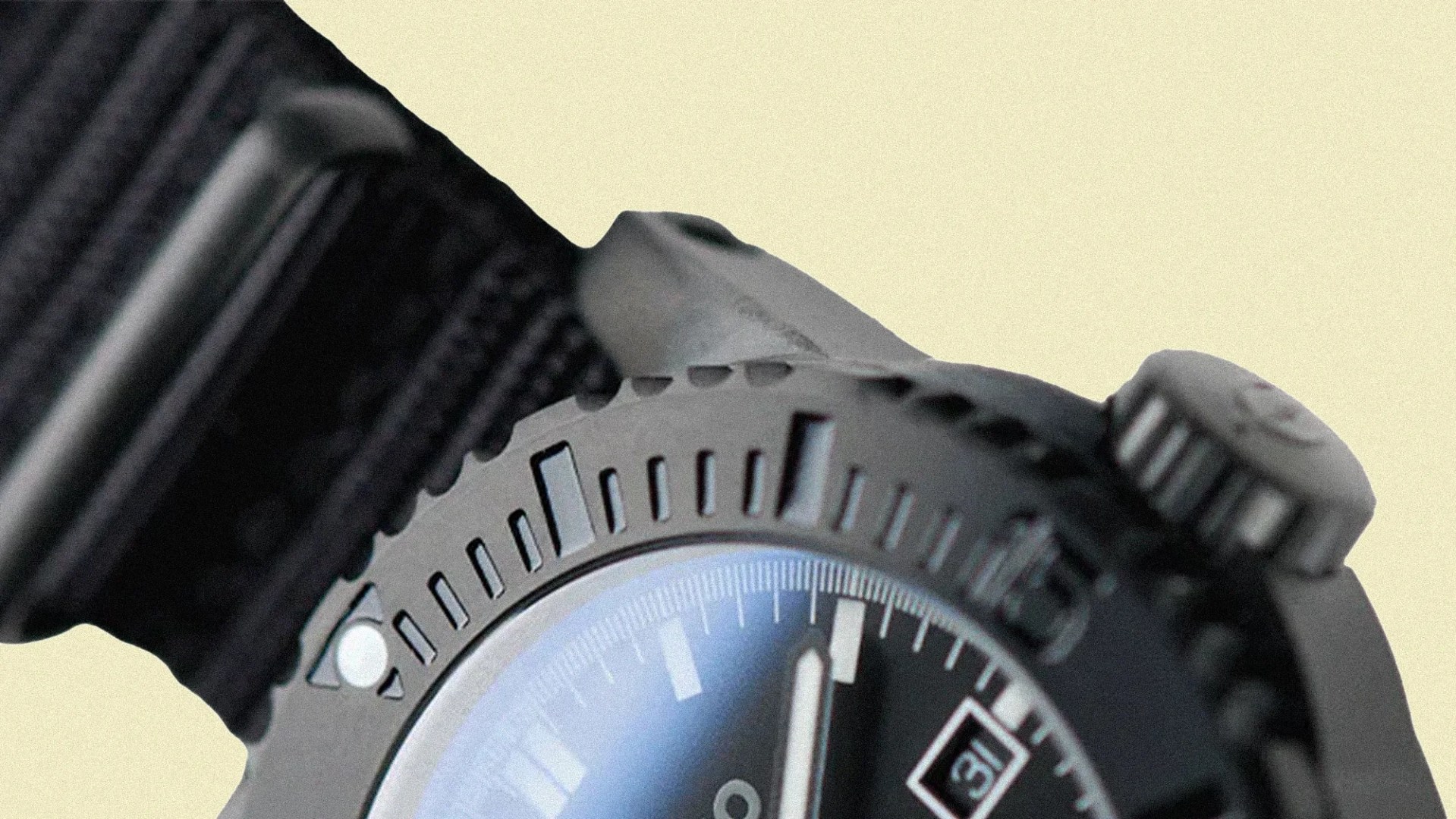 Prometheus Design Werx SPD x Resco UDT PVD Dive Watch bezel closeup