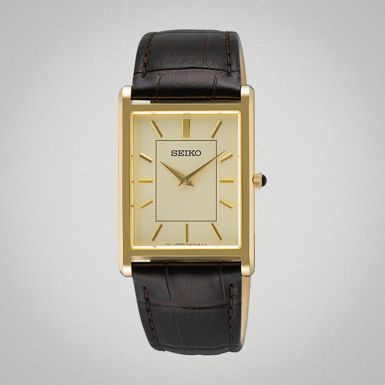a gold Seiko dress watch