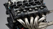 a photo of honda f1 engine complete