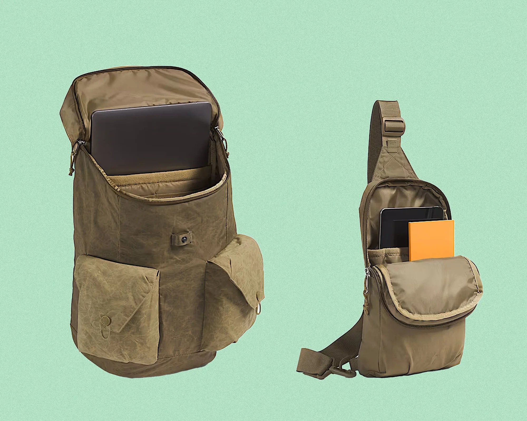 The North Face Glen Canyon Outdoor EDC Bags open
