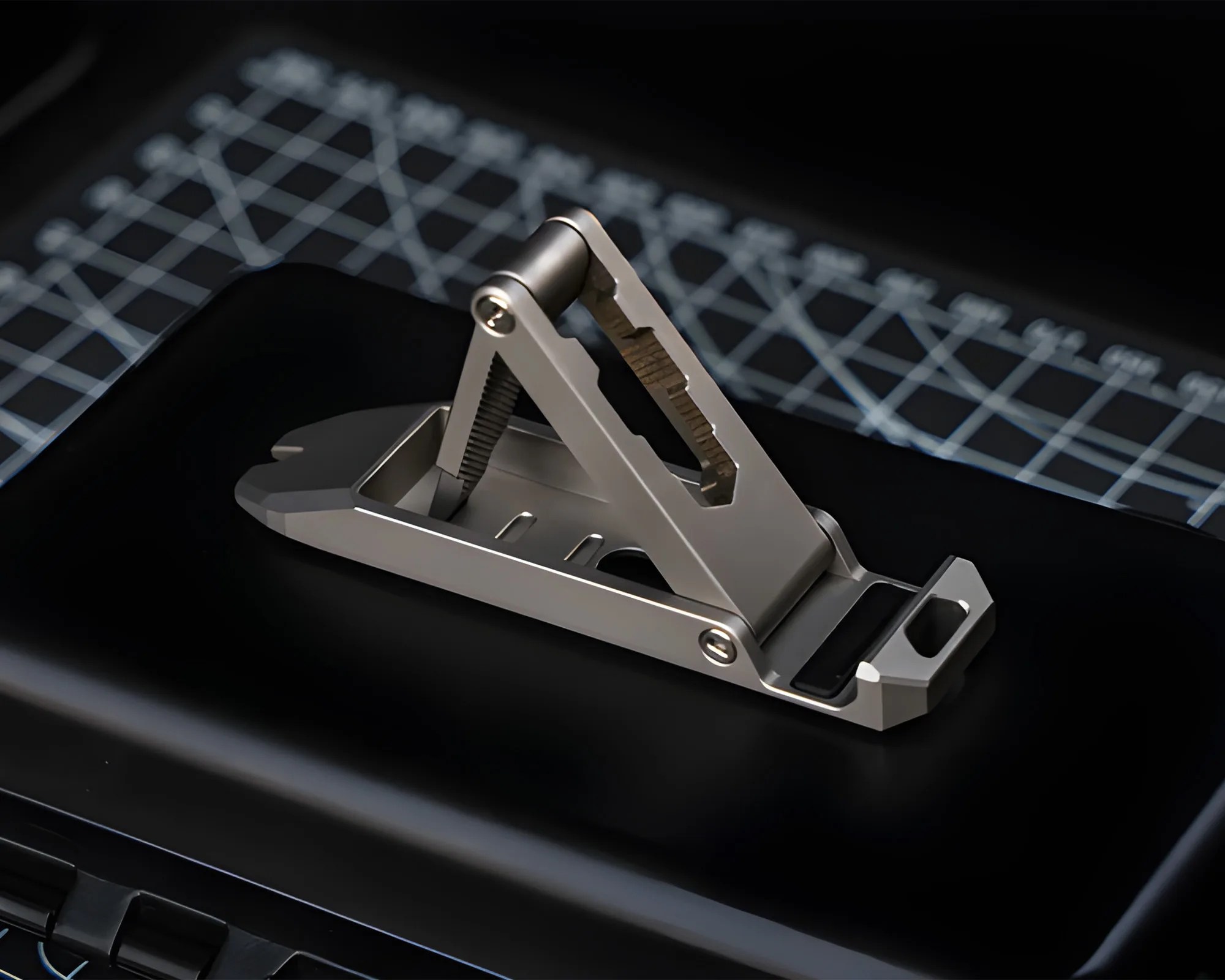 ThreePeters T-Rex Stand Multi-Tool in stand mode