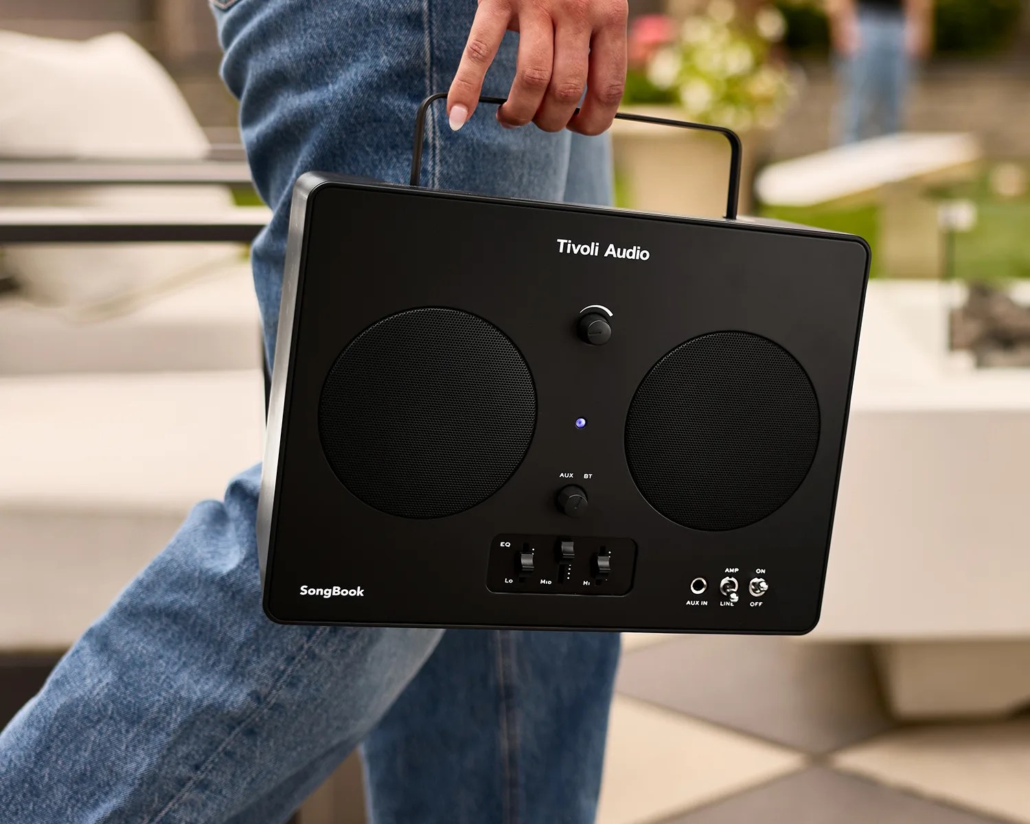 Tivoli Audio SongBook in Black/Black matte finish