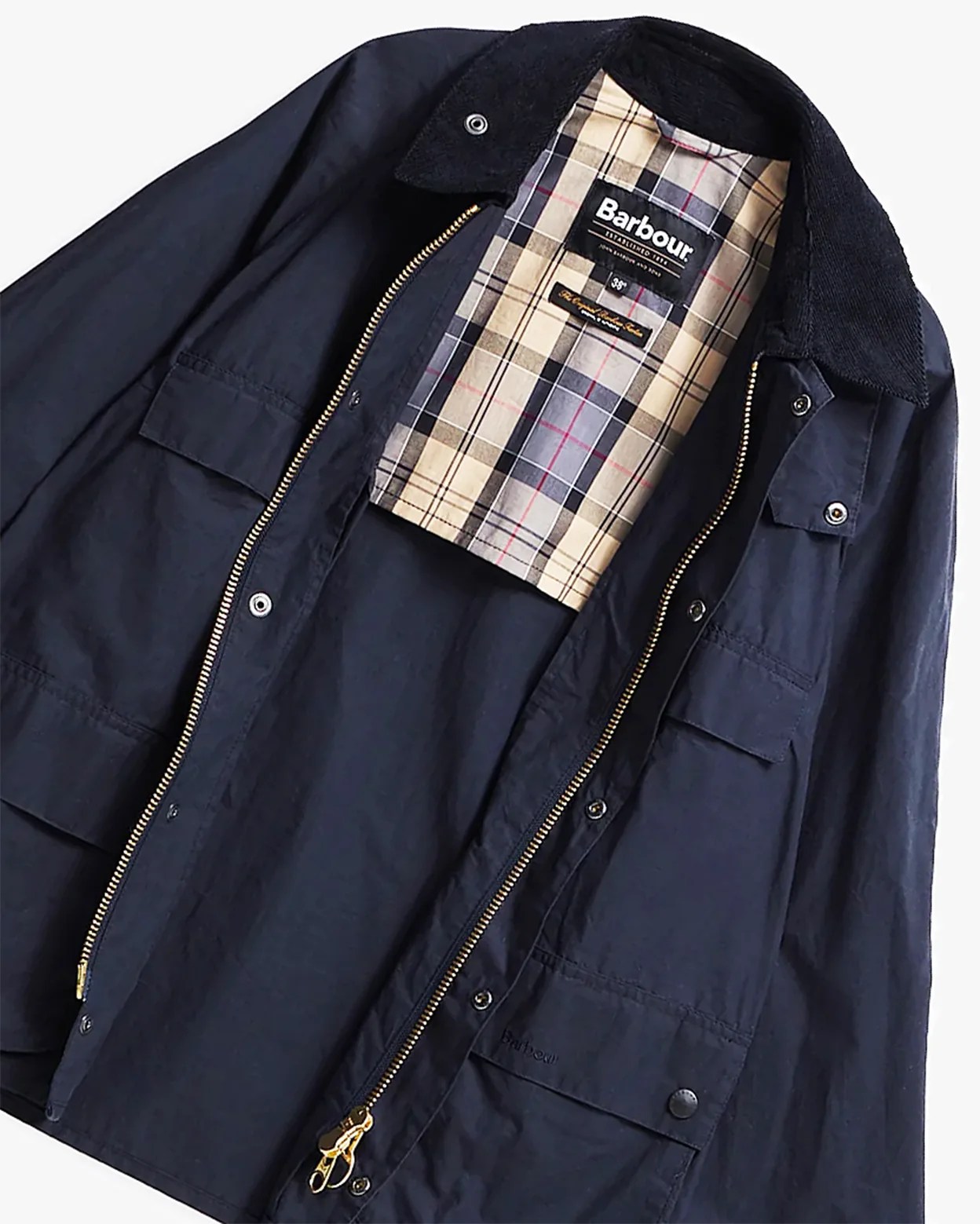 a Barbour jacket