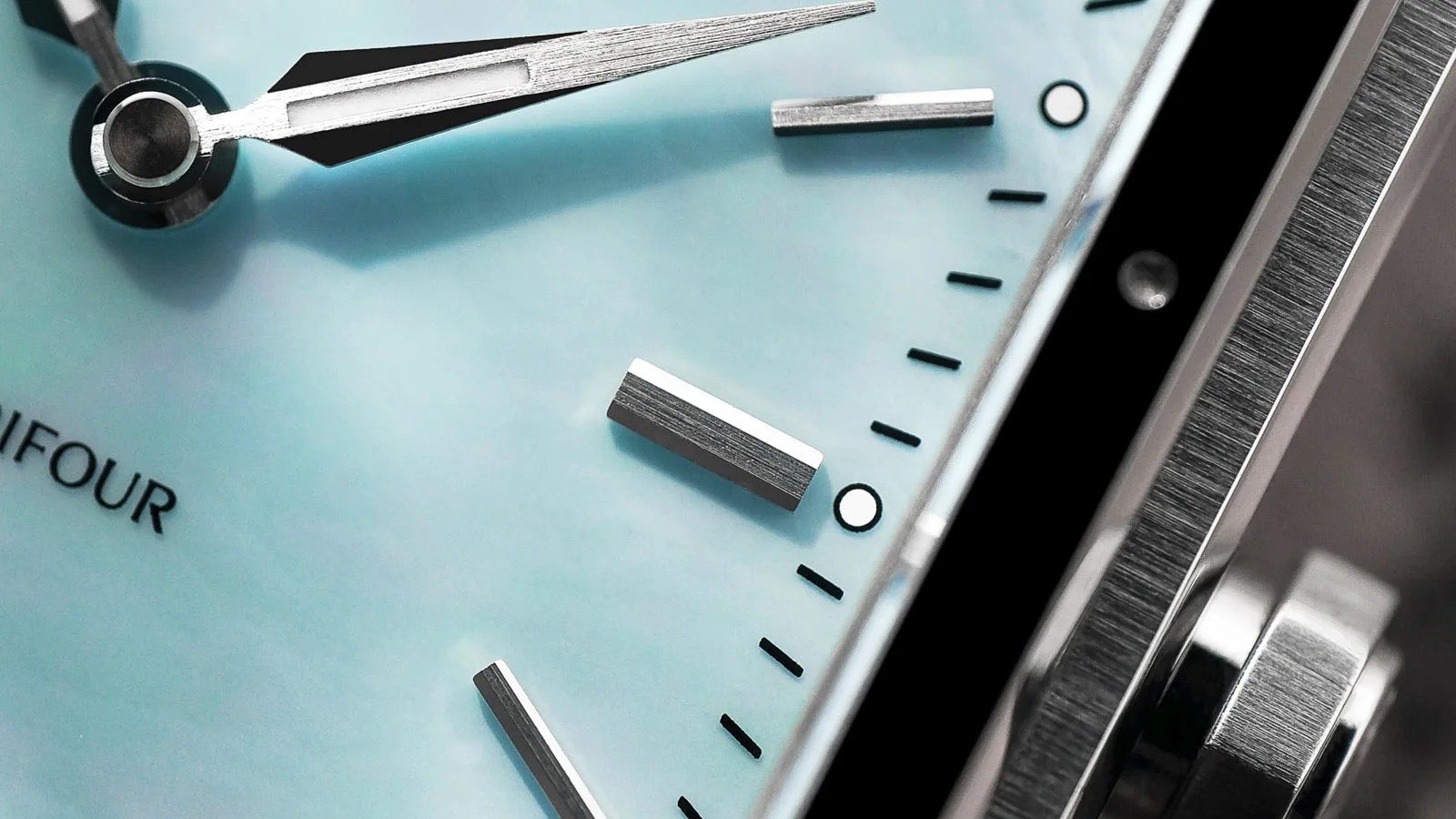 the dial of a Benjamin James watch