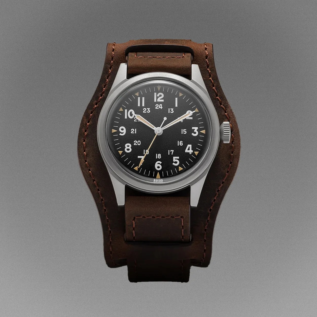 a Benrus field watch