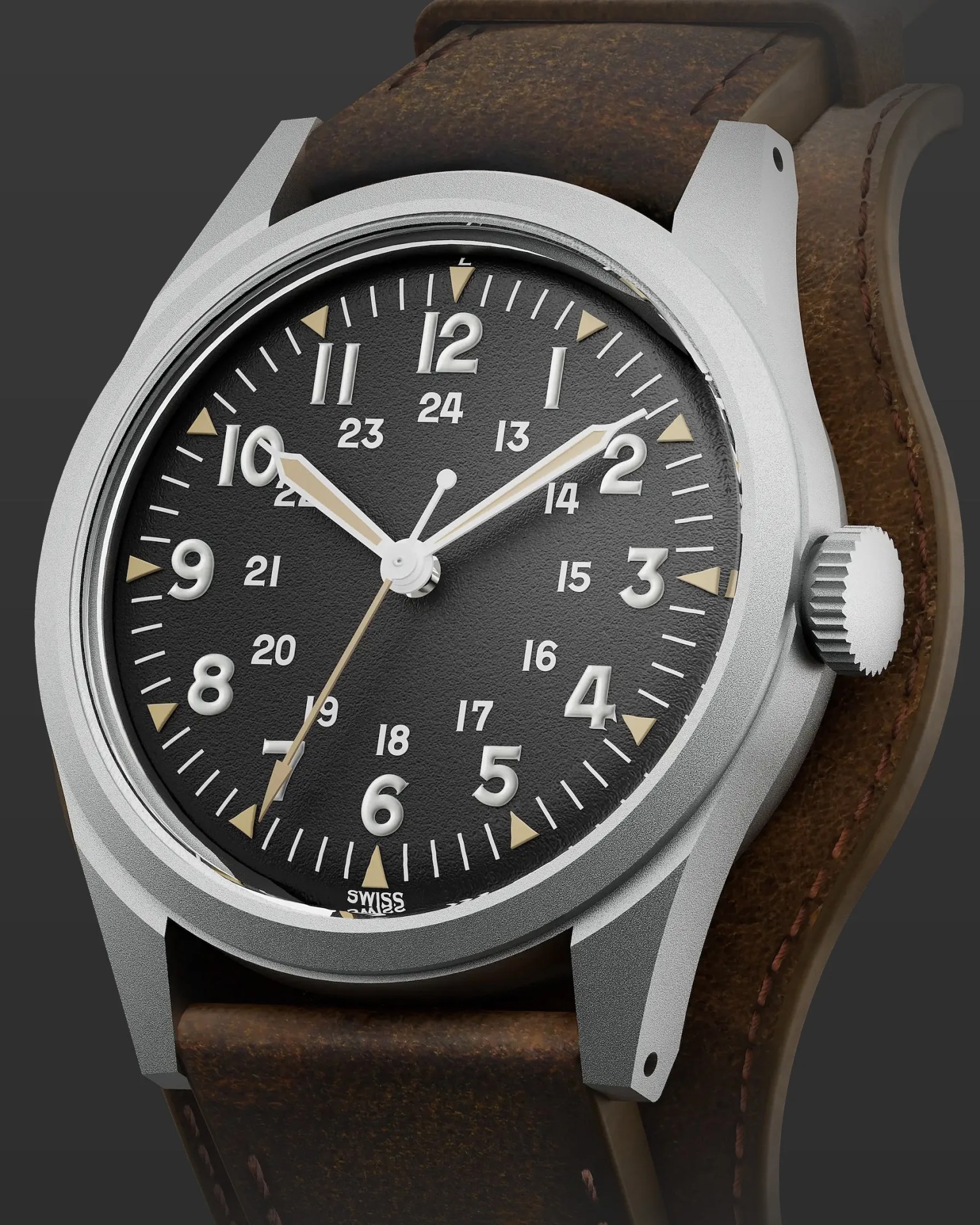 a Benrus field watch