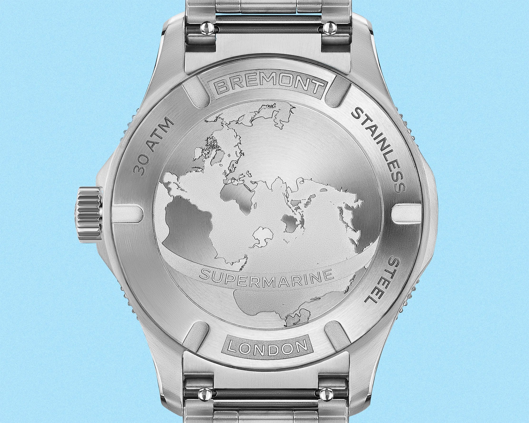 the case back of a Bremont watch