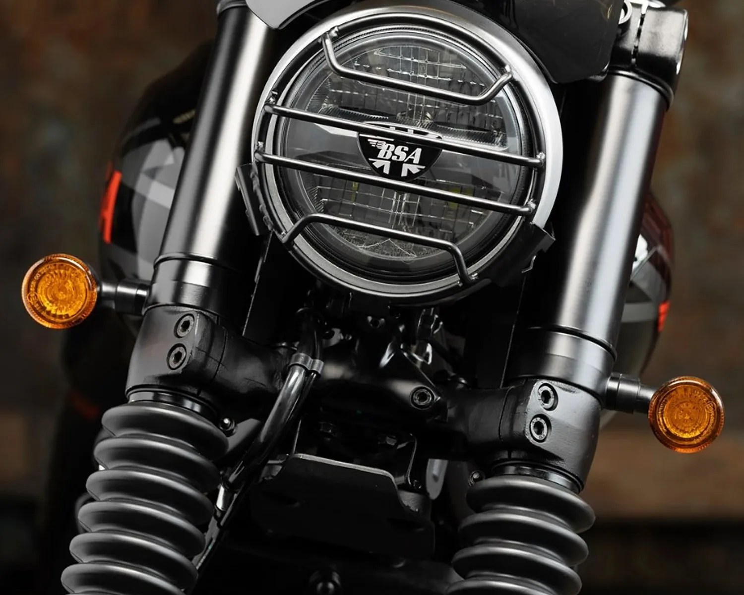 bsa bantam headlight detail