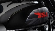 bsa bantam 350 motorcycle macro