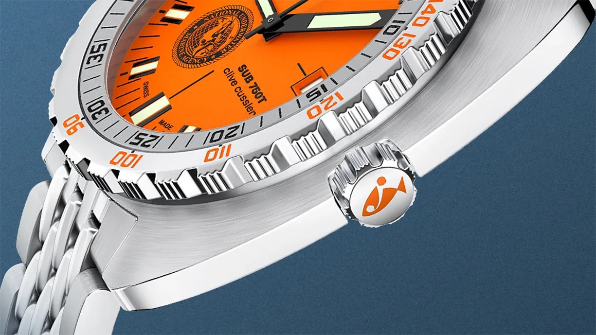 the case of a Doxa dive watch