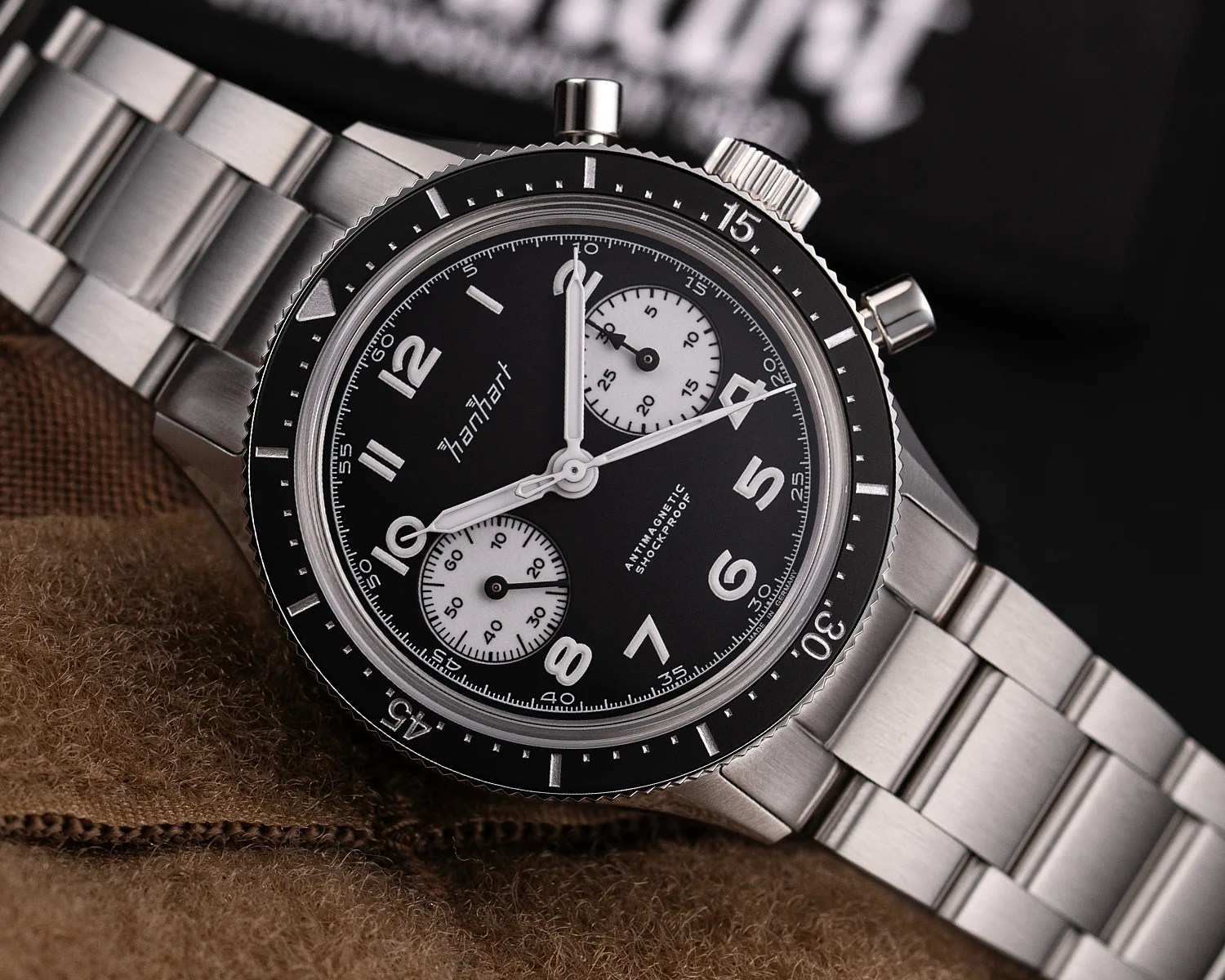 a Hanhart chronograph watch