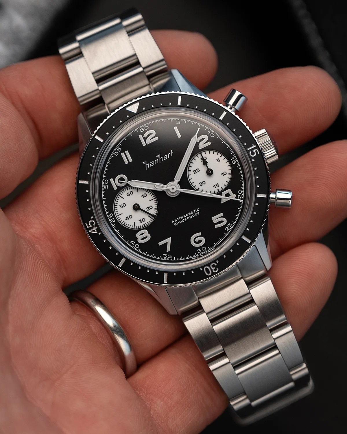 a Hanhart watch