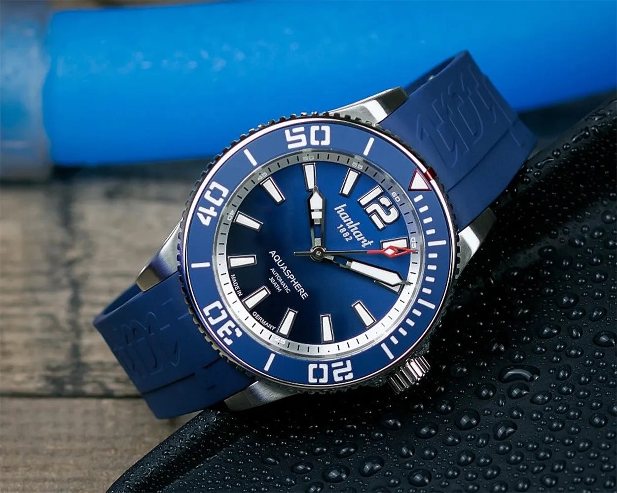 a Hanhart dive watch
