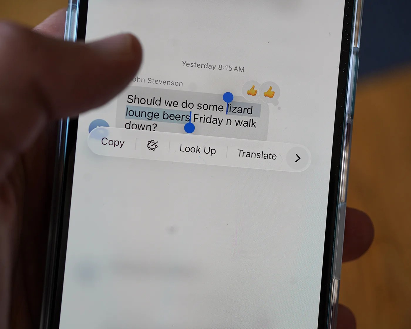 iOS 26 iMessage update