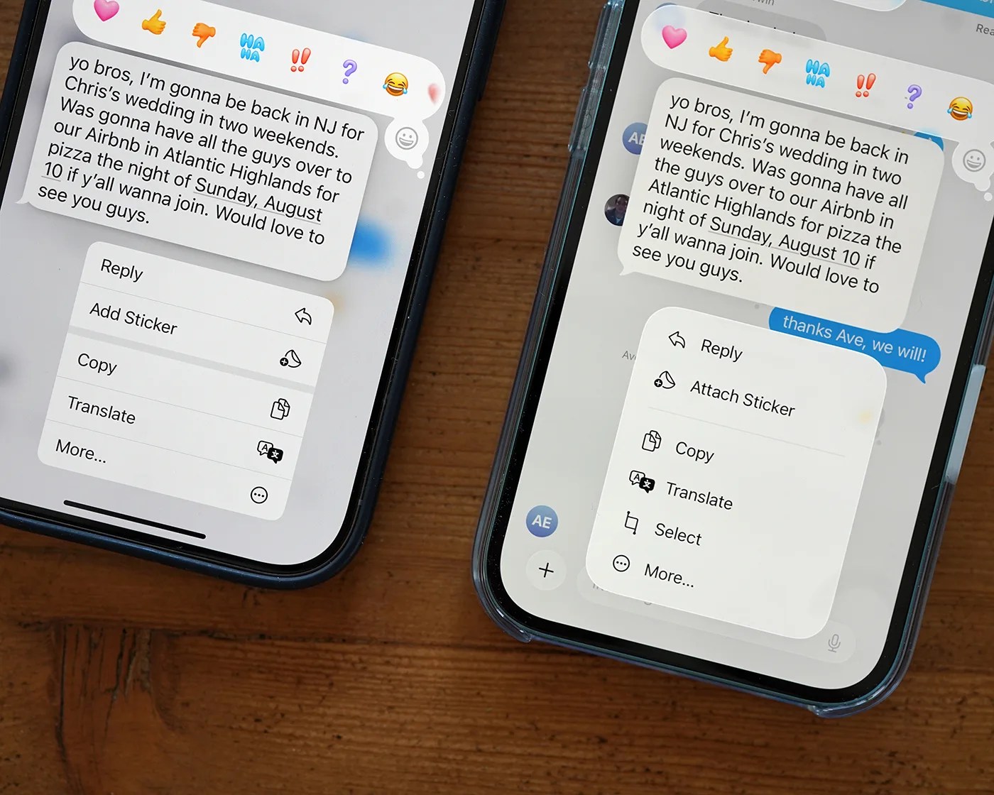 iOS 26 iMessage update
