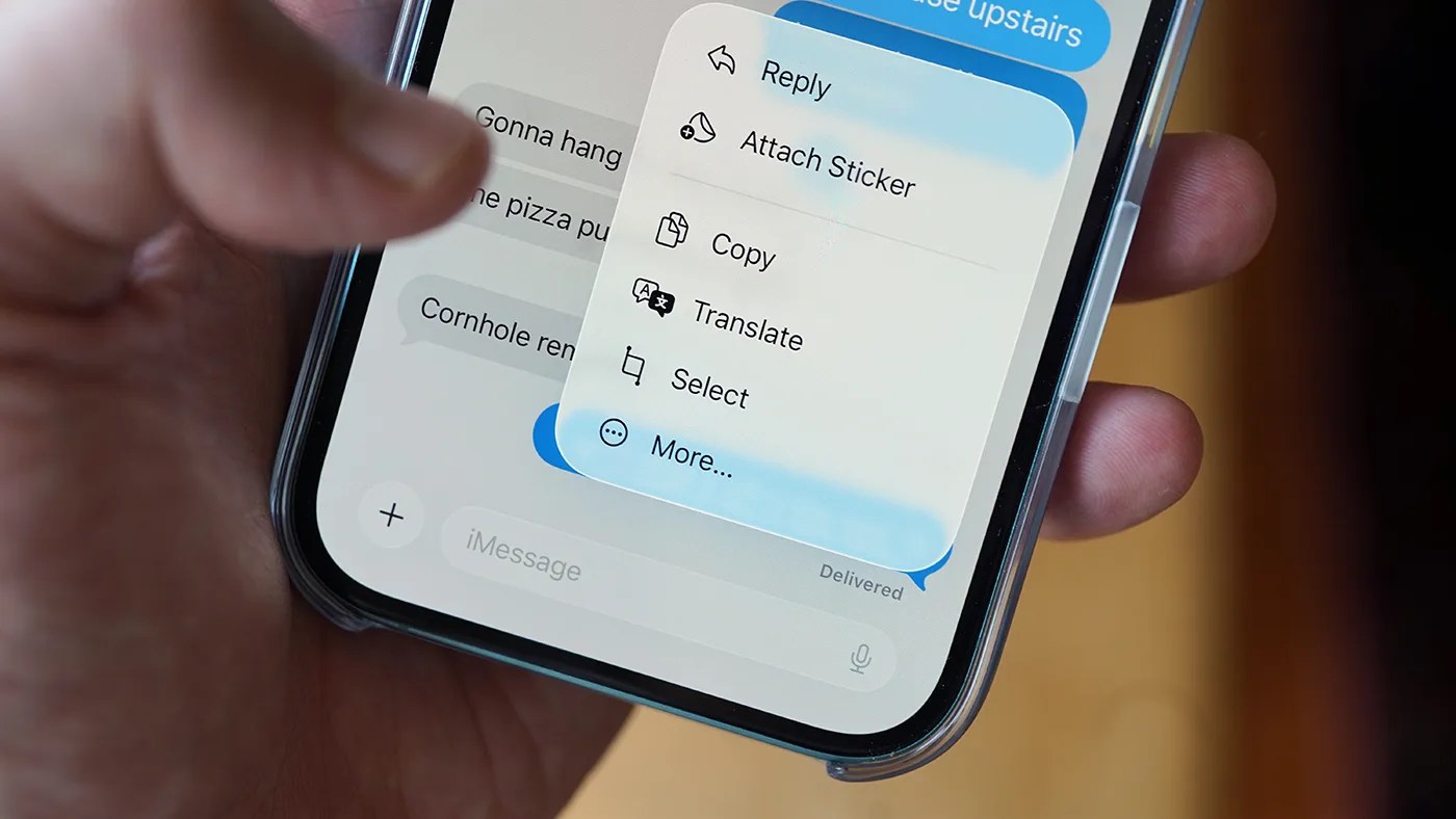 iOS 26 iMessage update