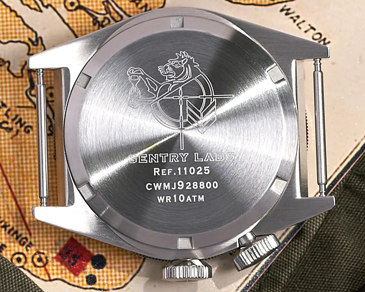 the back of a Lorier watch