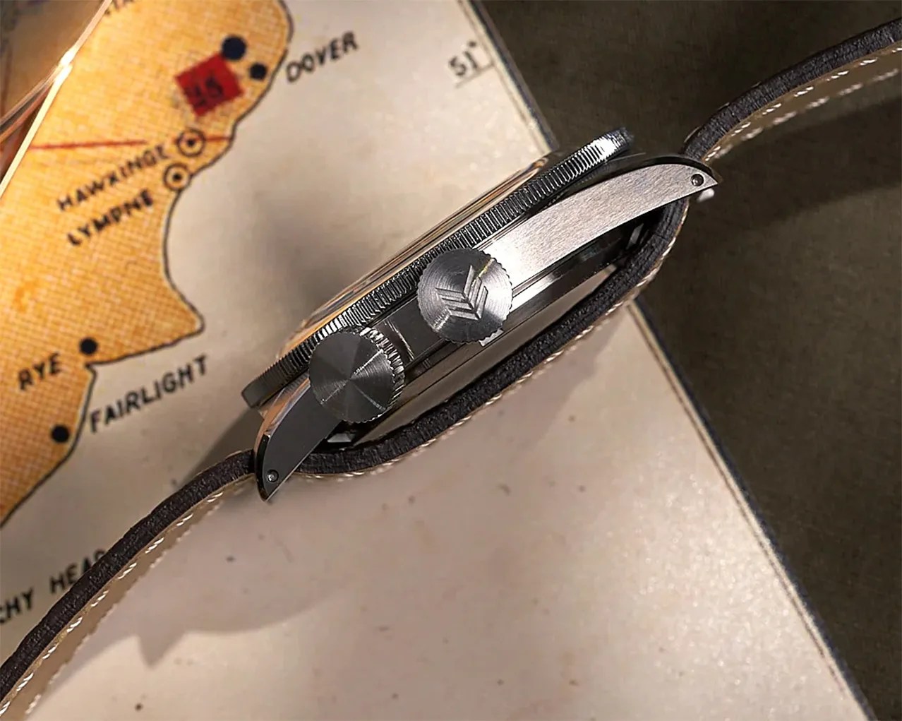 the side of a Lorier watch