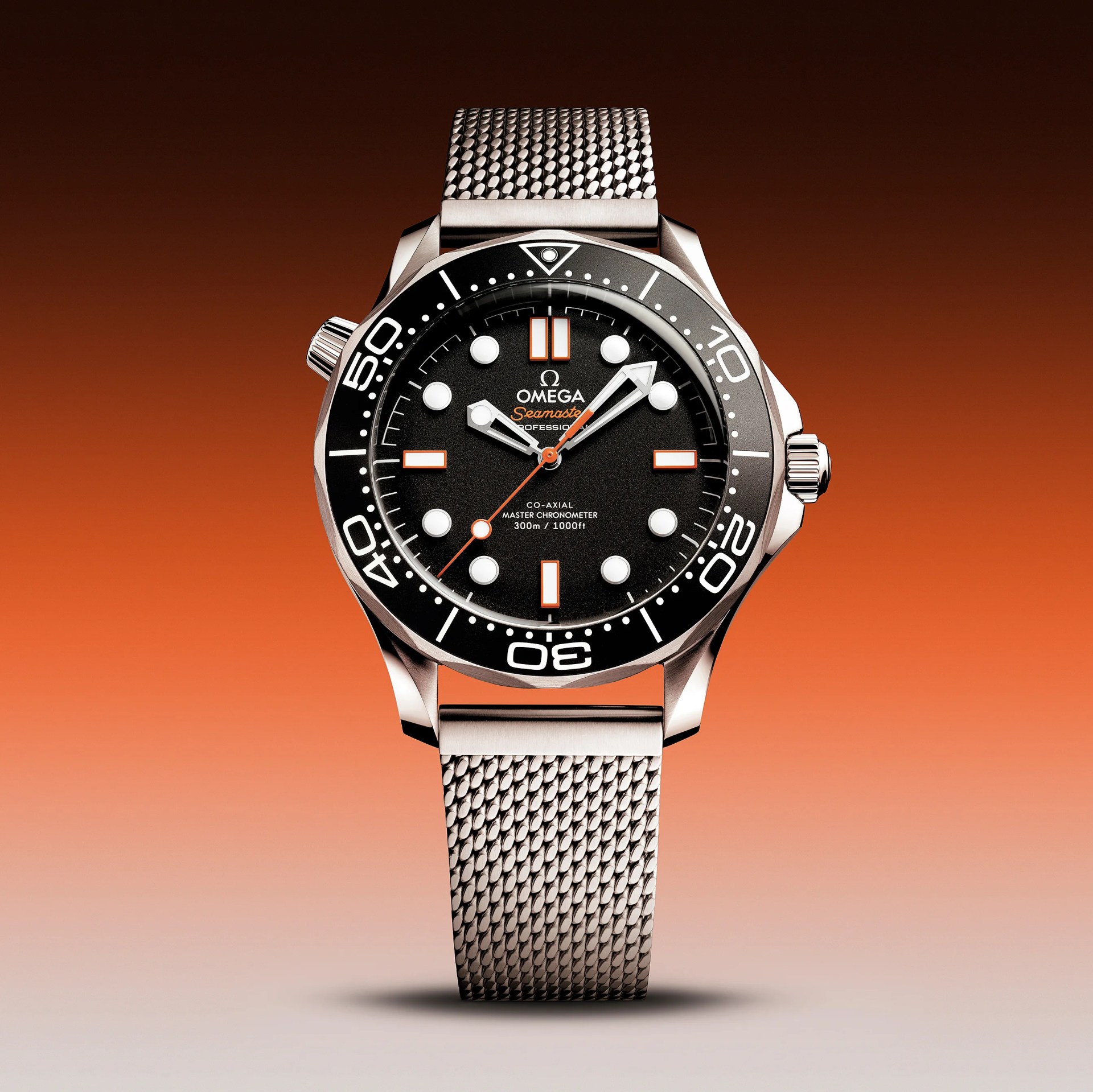 an Omega dive watch