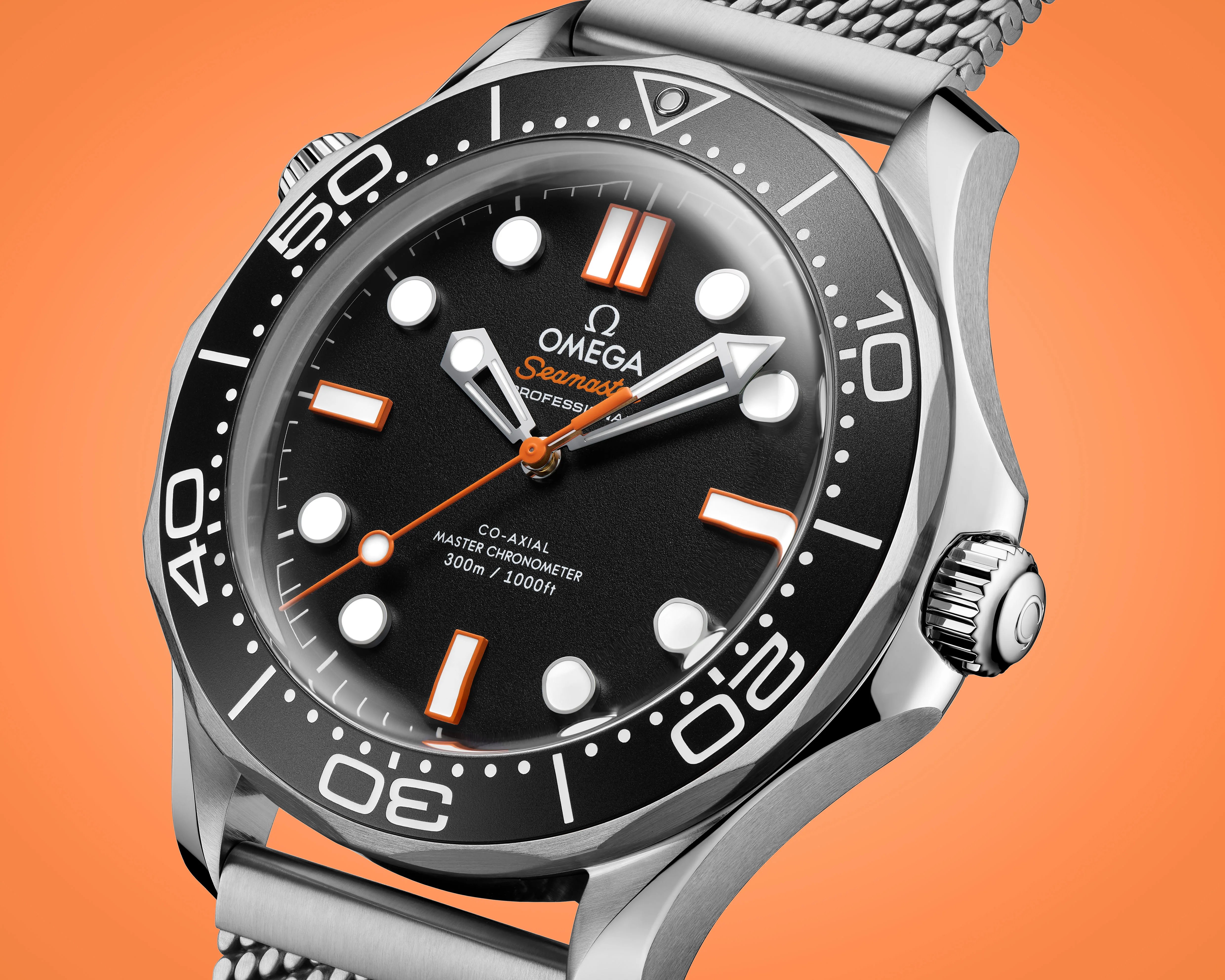 an Omega dive watch