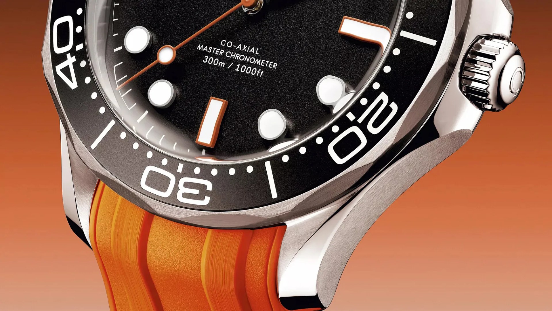 an Omega dive watch