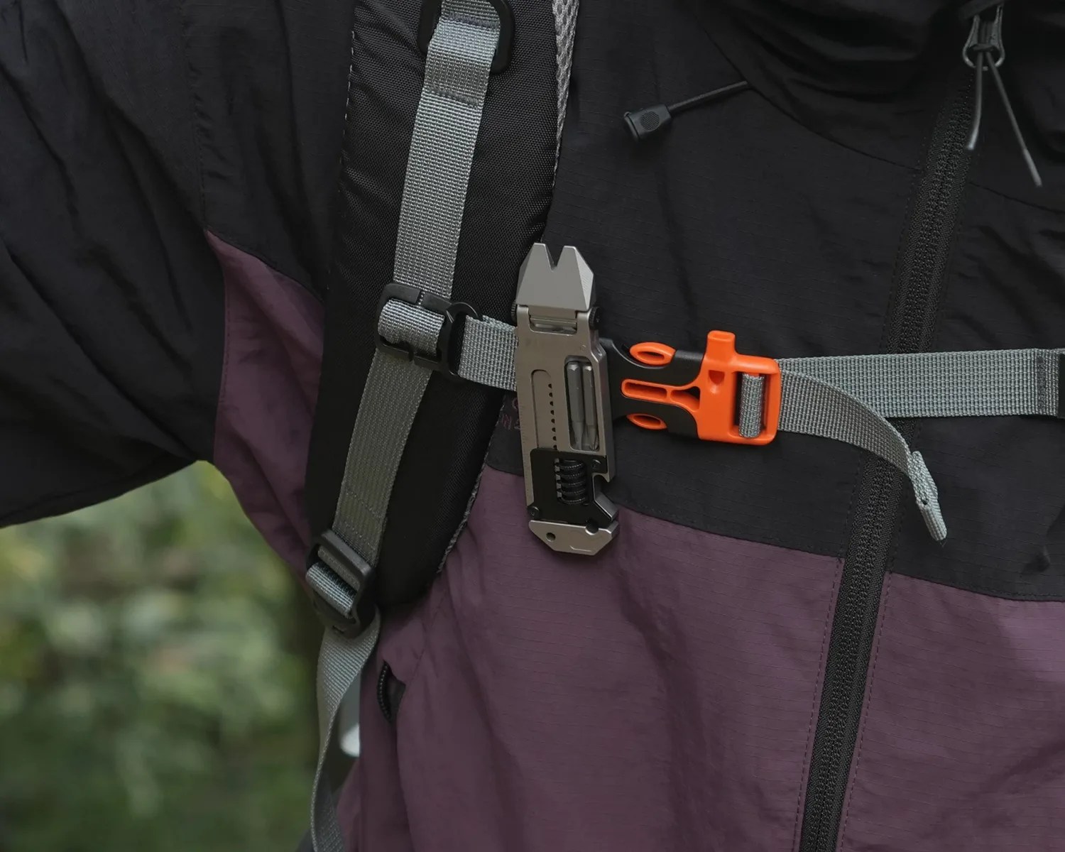 pivot x multi-tool on pack strap