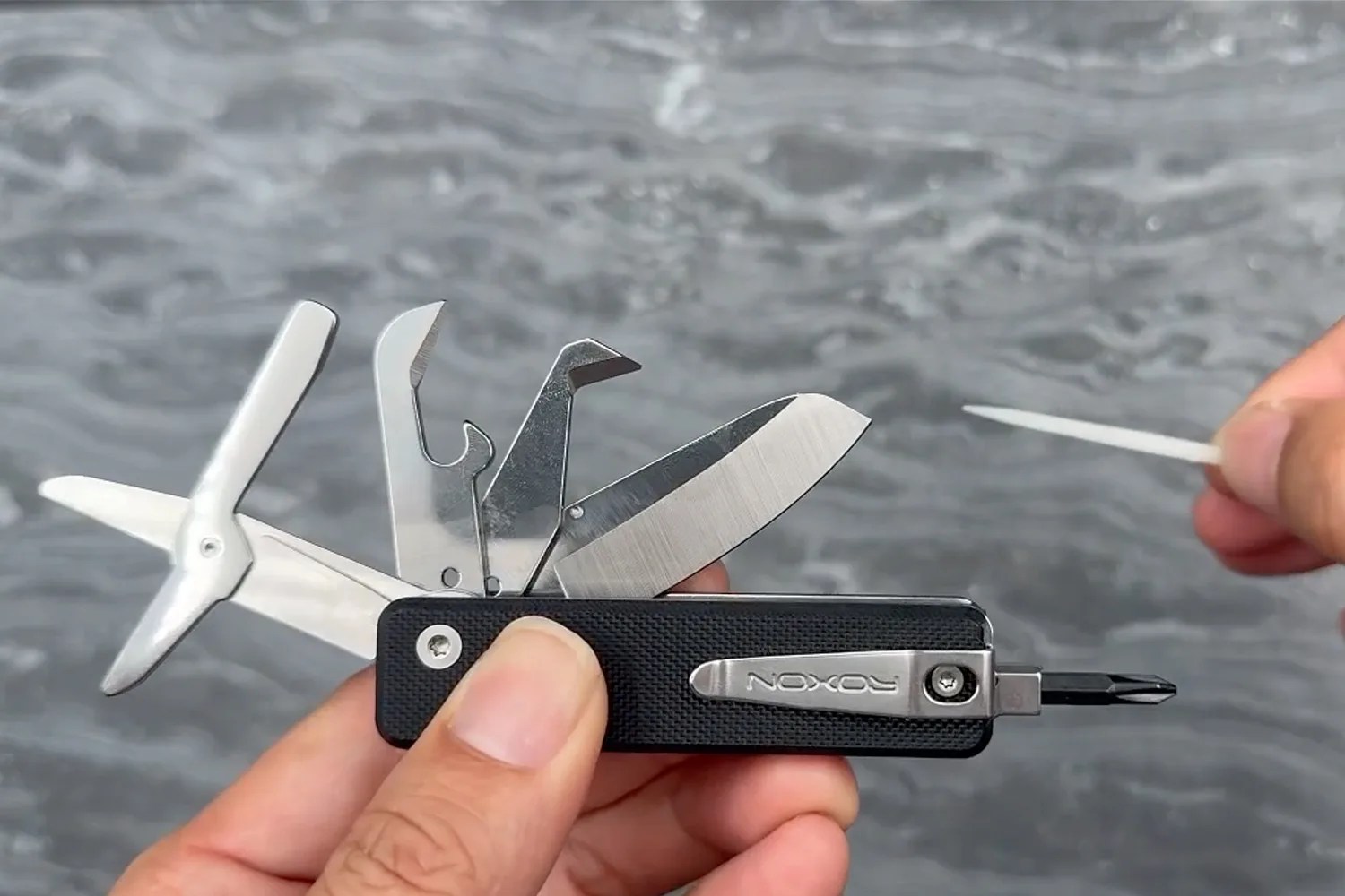 roxon mini flex companion multi-tool deployed