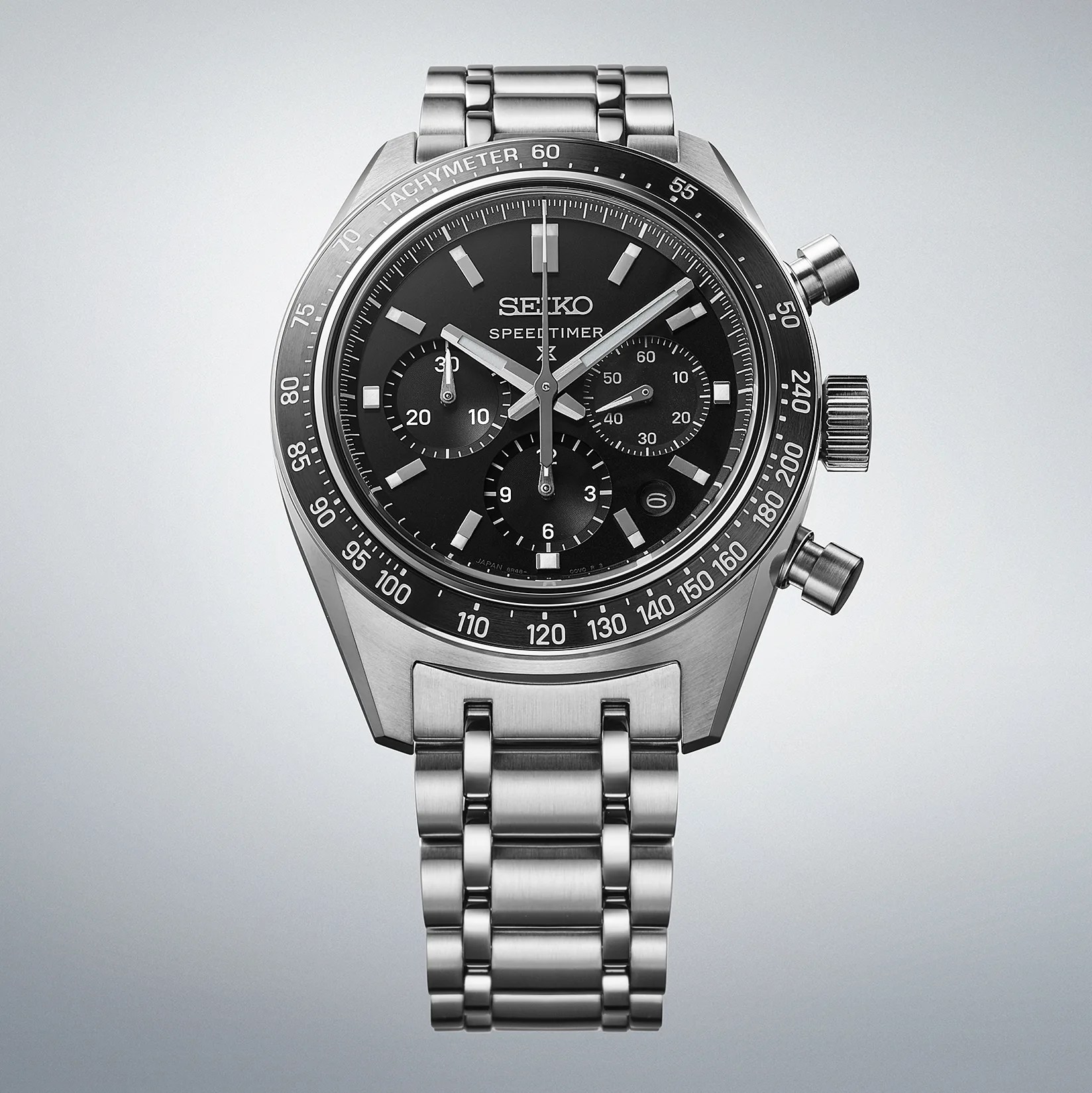 a seiko speedtimer chronograph watch