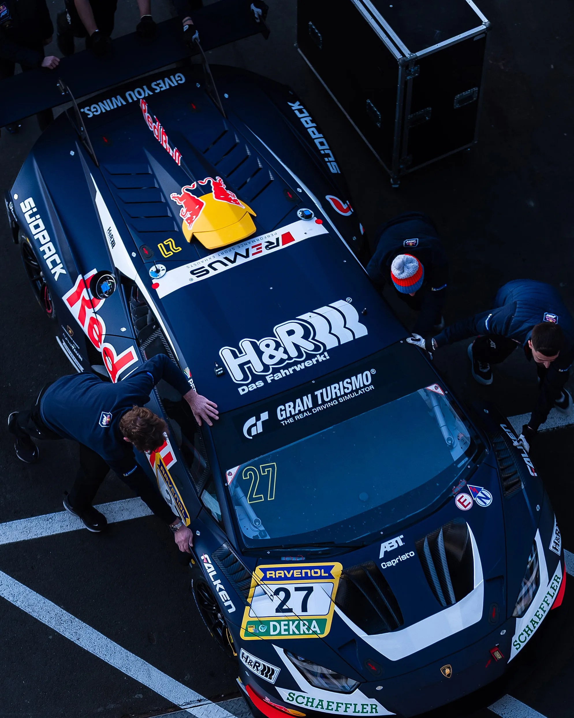 a red bull race car