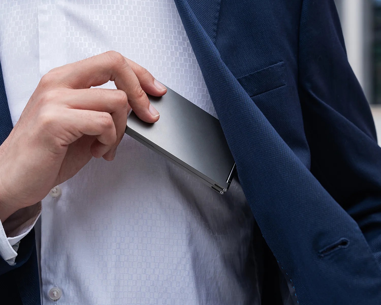 titaner titanium edc wallet jacket pocket stash