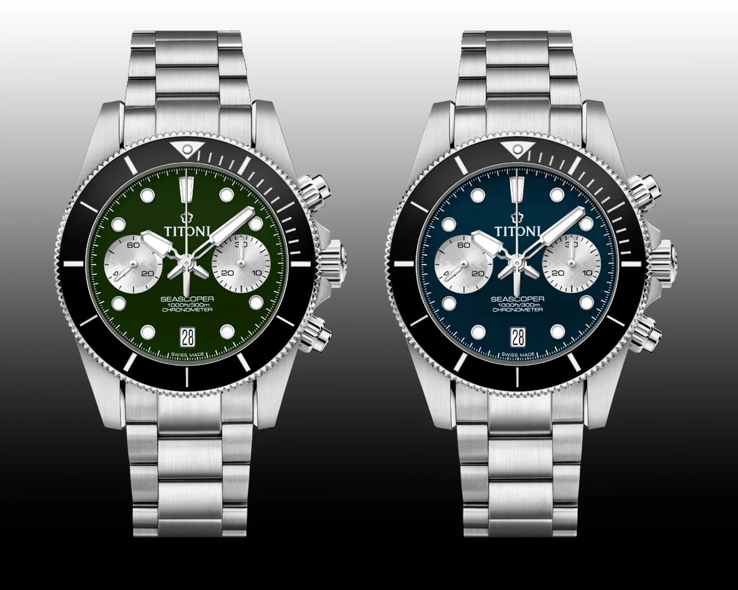 two Titoni watches