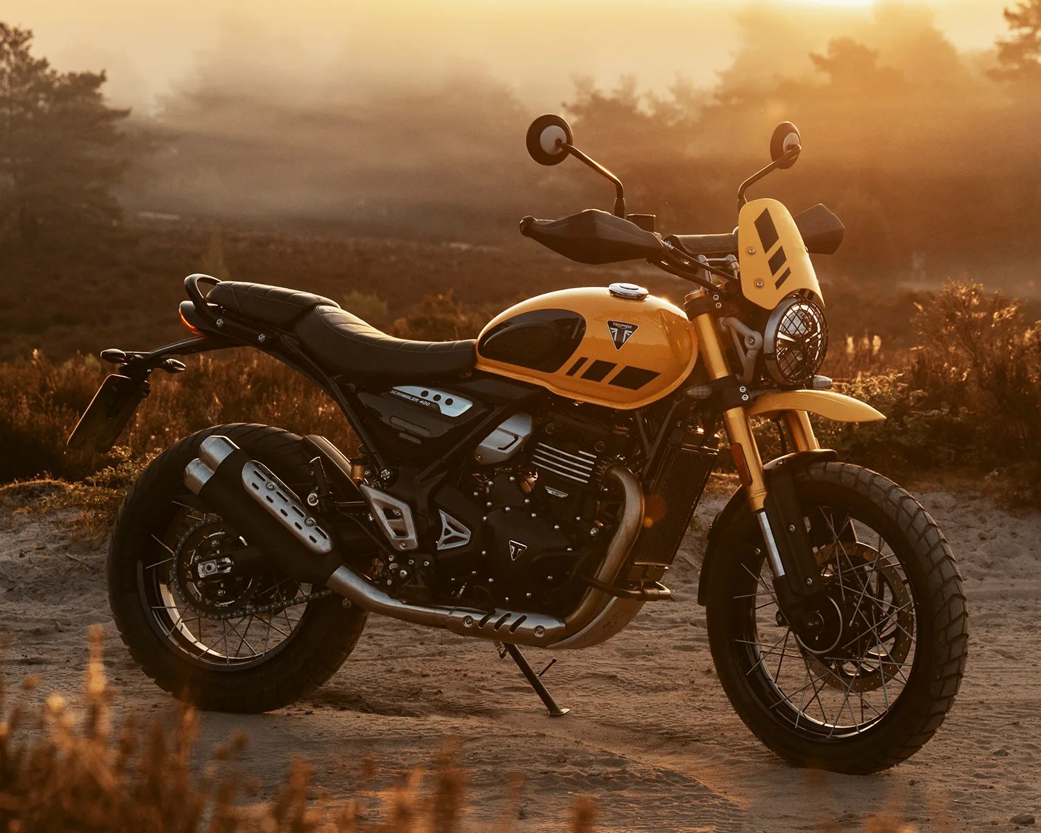 triumph scrambler 400 xc full