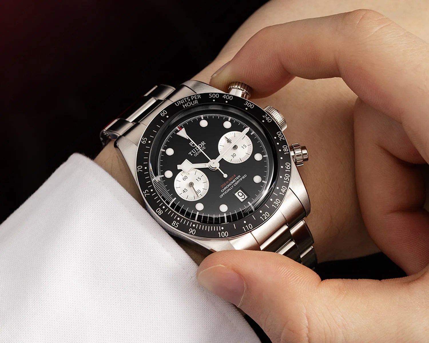 a tudor watch on a wrist
