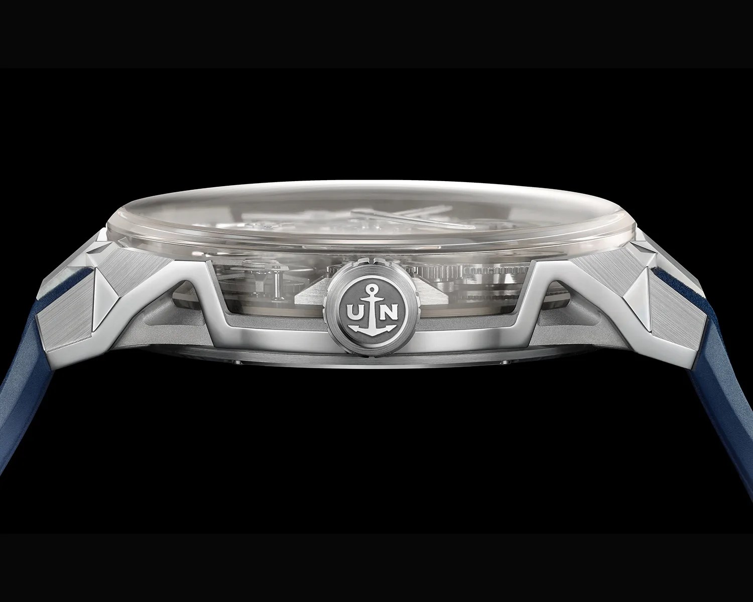 the side profile of a ulysse nardin watch