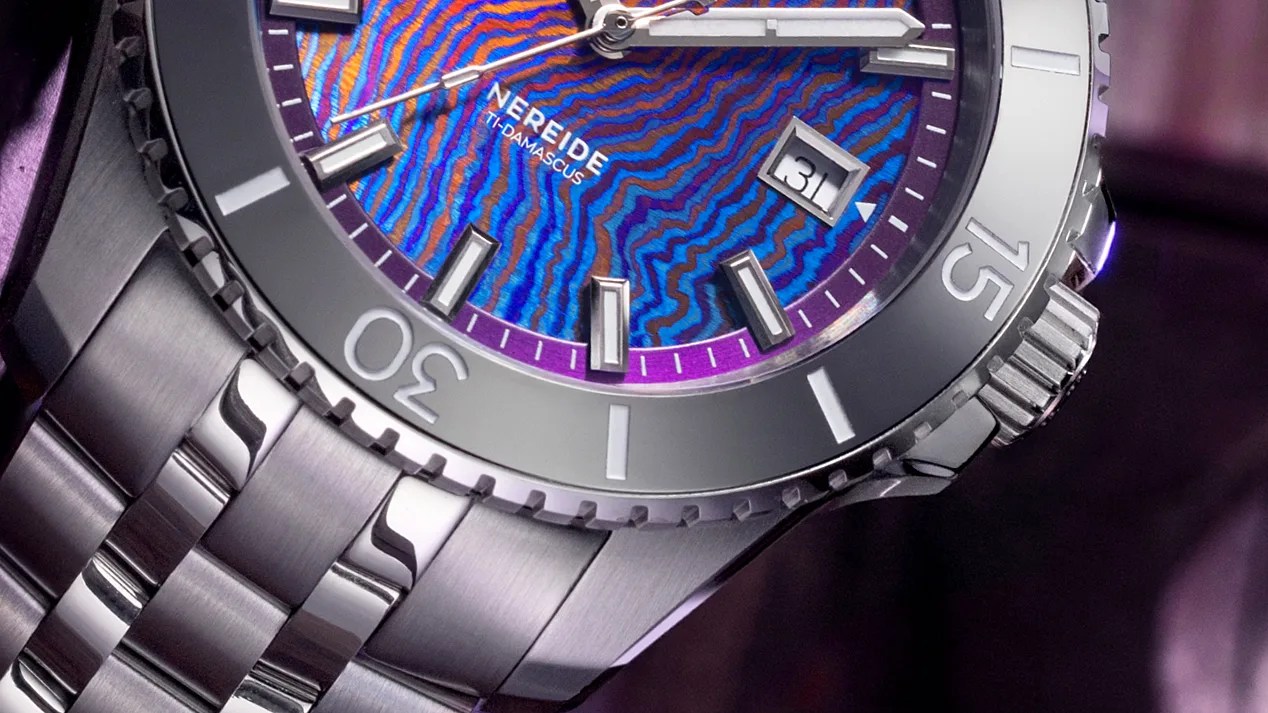 the dial of a Venezianico dive watch